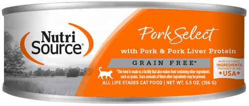 NutriSource® Pork Select Healthy Grain Free Wet Cat Food