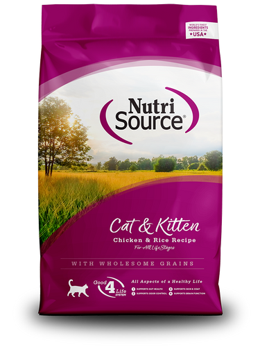 NutriSource® Cat & Kitten Chicken & Rice Recipe Healthy Cat & Kitten Food