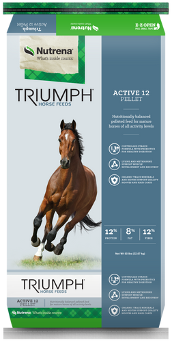 Triumph® 12% Active Pelleted Horse Feed