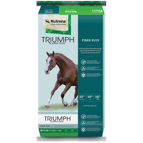 TRIUMPH FIBER PLUS TEXTURED HORSE FEED