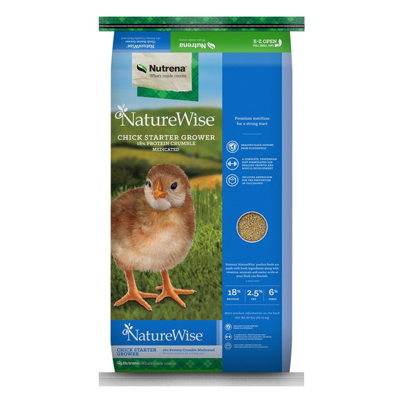 NatureWise Chick Starter Grower Feed Medicated