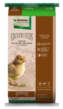 COUNTRY FEEDS CHICK STARTER GROWER 18% CR