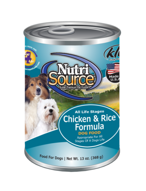 NutriSource Chicken & Rice Canned Dog Food