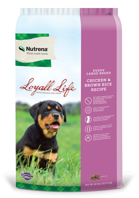 Loyall Life Large Breed Puppy Chicken & Brown Rice Recipe