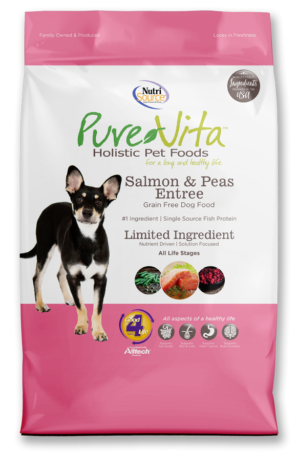 Nutrisource Purevita Salmon & Peas Entrée Dog Food